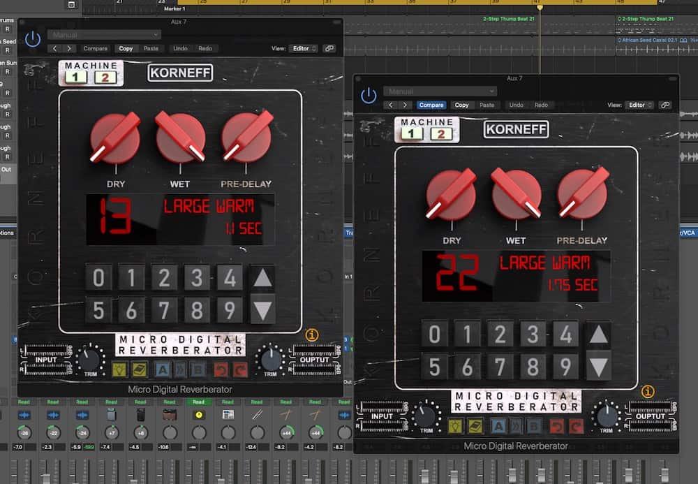 reverb choices