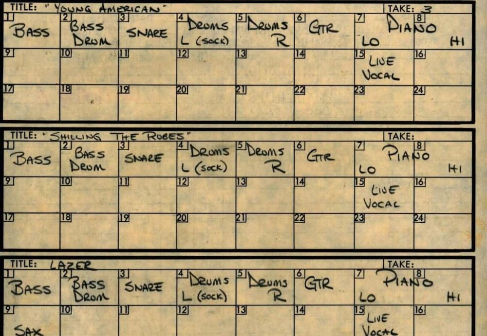 tracksheet
