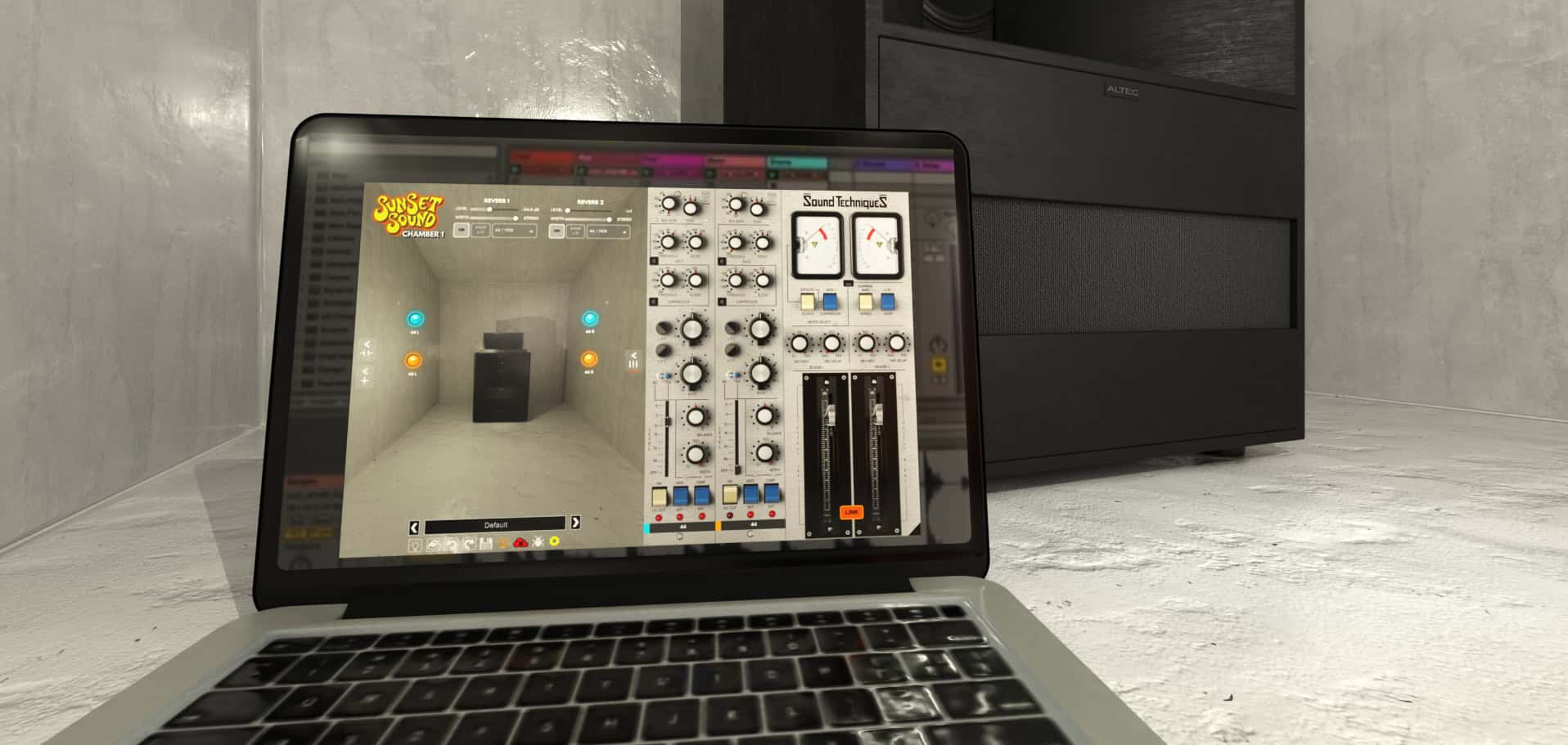 sound techniques sunset sound chamber one